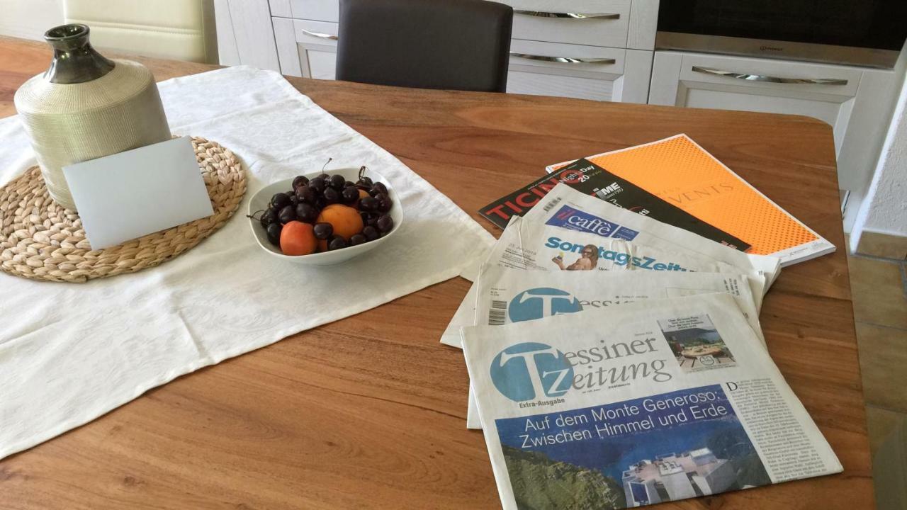 Ferienwohnung Rustico Ai Monti Cadenazzo Exteriör bild
