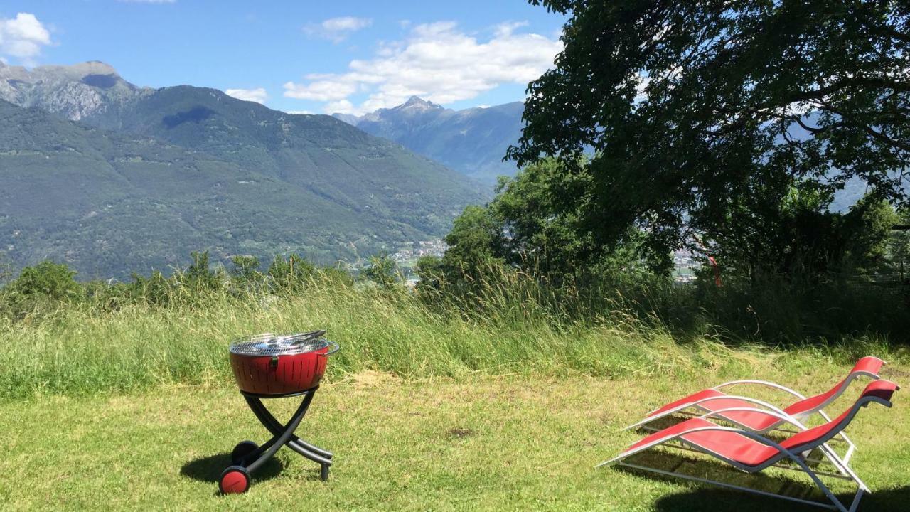 Ferienwohnung Rustico Ai Monti Cadenazzo Exteriör bild